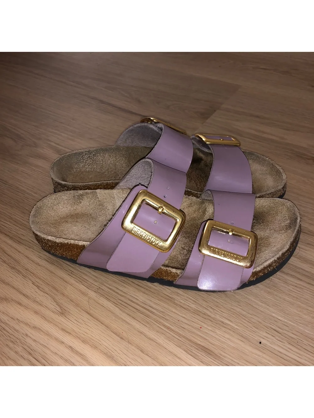 BIRKENSTOCK SYDNEY LUXE BUCKLE GRACEFUL ORCHID PURPLE SANDALS WOMENS SZ 5 EU 36